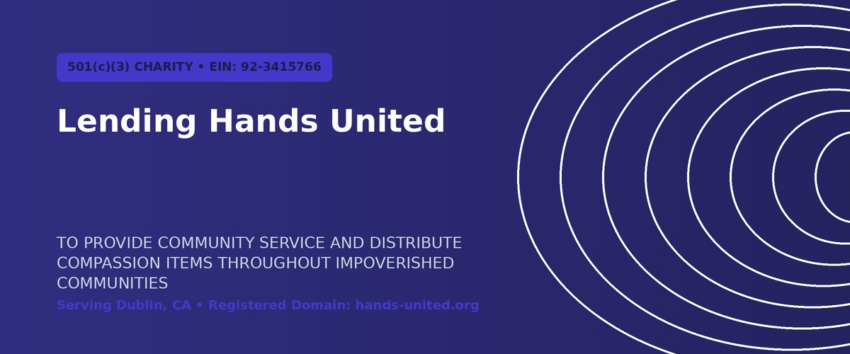 Lending Hands United Organization Banner
